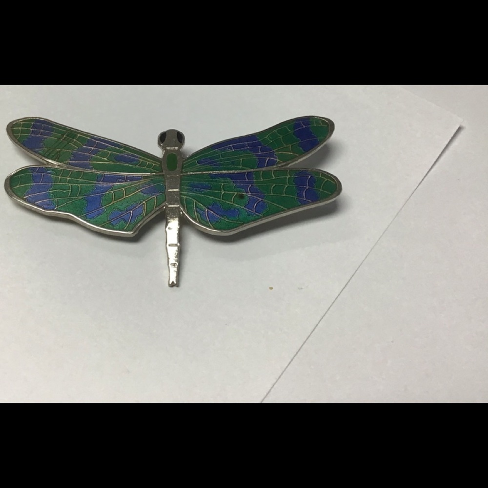 Butterfly metal pin Bishop Museum Hawaii